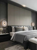 Axyaa Modern Art Stone LED Wall Lamp for Bedroom and Living Room