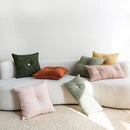 Axyaa Tufted Solid Sofa Cushion Bed Rest Accent Pillow for Living Room Bedroom