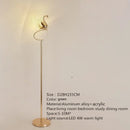 Axyaa Swan LED Desk Lamp - Golden Contemporary Home Decor