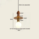 Axyaa Colorful Nordic LED Pendant Lamp for Bedroom Girl Living Room