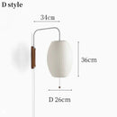 Axyaa Silk LED Wall Lamp Minimalist E27 Saucer Light for Bedroom & Living Room