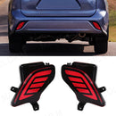 Axyaa LED Rear Bumper Reflector Toyota Highlander Dynamic Signal Light