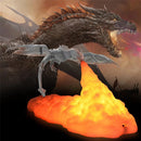 Axyaa Fire Dragon Volcano Moon Light - Kids Night Light for Bedroom, Office, Gifts