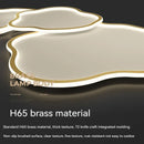 Axyaa Modern Copper LED Ceiling Light with Remote Control