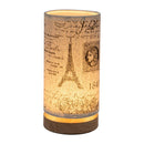 Axyaa Nordic Round Cloth Table Lamp LED Night Light