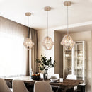 Crystal Nordic Pendant Light by Axyaa for Home Living Room Dining, Modern Ceiling Chandelier