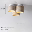 Axyaa Marble Ceiling Light for Bedroom, Aisle, Stairs, Dining Room, E27 Bulb