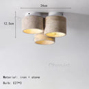 Axyaa Marble Ceiling Light for Bedroom, Stairs, Dining Room - E27 Bulb - 110-240V