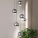 Axyaa Pendant Light: Modern LED Chandelier for Indoor Dining Room Lighting