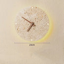 Axyaa Stone Clock Wall Lamp: Stylish Lighting for Home Decor
