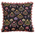 Axyaa Halloween Ghost Print Pillowcase Cojines Festive Home Decoration Covers 45x45cm