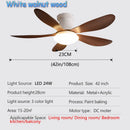 Axyaa Ceiling Fan Light Remote Control Small Living Room Dining Room 110V 220V