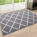Axyaa Low-Profile Indoor Doormat Washable Absorbent Resist Dirt Non Slip Entryway Mats