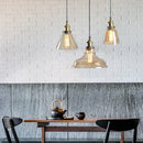 Axyaa Loft Pendant Lights: Industrial Glass Vintage Living Room Lighting for Cafe Bar