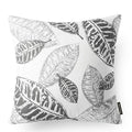 Axyaa Geometric Flower Leaf Linen Pillowcase Sofa Cushion Cover - Customizable Sizes