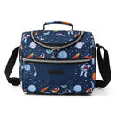 Axyaa Cartoon Print Tote Cooler Lunch Bag - Portable Insulated Outdoor Picnic Office School