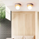 Axyaa Natural Yellow Limestone Ceiling Lamp - Creative Japanese Style Lighting