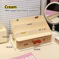 Axyaa 3-layer Makeup Storage Organizer for Dressing Table: Cute, Kawaii, and Functional