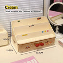 Axyaa 3-layer Makeup Storage Organizer for Dressing Table: Cute, Kawaii, and Functional