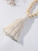 Macrame Beaded Curtain Tiebacks by Axyaa: Boho Home Decor & Decoration Accessories