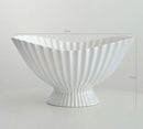 Axyaa Ceramic Fruit Tray, Pot, and Vase Decoration Set for Living Room