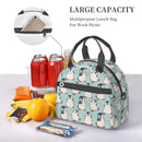 Axyaa Penguins Insulated Lunch Bag with Adjustable Strap for Picnic School Work