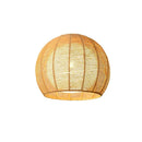 Axyaa Gold Rattan Chandelier Lighting for Dining Room Balcony