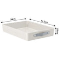 Axyaa Kitchen Cabinet Organizer Tray with Slide-Out Drawer and Handle