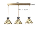 Axyaa Nordic Modern LED Flower Glass Copper Hanging Lamp for Home Decor