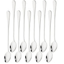 Axyaa Stainless Steel Long Handle Coffee Spoon Set