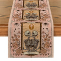 Axyaa Watercolor Plants Table Runner - Wedding & Dining Decoration