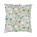 Axyaa Dinosaur Fossil Cushion Cover | Skeleton Throw Pillowcase for Sofa Car Home Decor