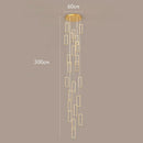 Axyaa Nordic Stair Chandelier Ceiling Light for Living and Dining Room