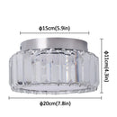 Axyaa Crystal LED Ceiling Chandelier for Modern Home Decor Lighting