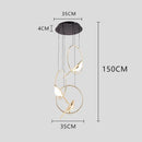 Axyaa Postmodern Bird Chandelier Wall Sconce Light for Hallway, Stairs, Bedroom
