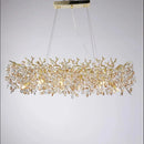 Axyaa Crystal Chandelier for Elegant Living and Dining Room Decor