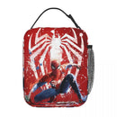 Axyaa Spider Man Lunch Bag - Insulated Portable Thermal Cooler for Work