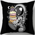 Axyaa Spacemen Rocket Pillowcase for Sofa Home Decor Kids Room