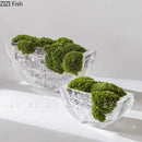 Axyaa Ice Texture Vase, Desk Decoration, Floral Arrangement, Aesthetic Room Decor