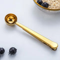 Axyaa Stainless Steel Nordic Coffee Spoon & Clip Set
