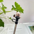 Axyaa Bear Pumpkin Silicone Straw Cover - Universal 7-8mm Sippy Stopper