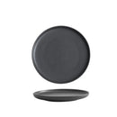 Axyaa Black Frosted Ceramic Steak Plates for Home & Commercial Use