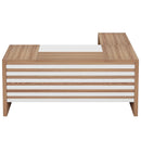 Axyaa Executive L-Shaped Desk with Mobile File Cabinet and Storage Shelves