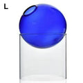 Axyaa Vintage Glass Vase for Tabletop Plants and Flower Arrangements