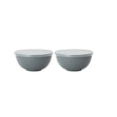 Axyaa Gray Plastic Bowl with Lid Set for Home Kitchen, Restaurant, RV, Camping
