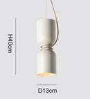 Nordic Cream Chandelier by Axyaa: Small LED Pendant for Restaurant and Bar