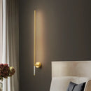 Axyaa Nordic Copper LED Wall Sconce for Home Decor