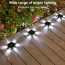 Axyaa Solar LED Buried Light for Outdoor Garden Pathway Decoration