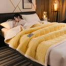 Axyaa Winter Velvet Blanket | Cozy & Weighted | Single/Double Bed Size