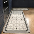 Axyaa Printed Kitchen Mat - Absorbent & Non-slip Area Rug for Living Room, Bedroom & Hallway